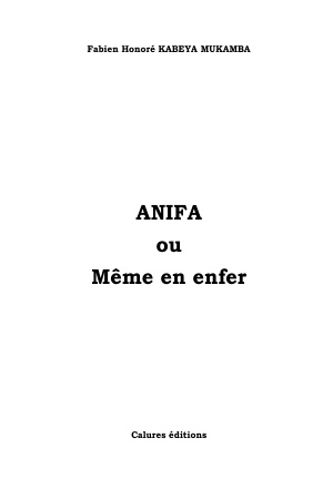 Anifa ou même en enfer
