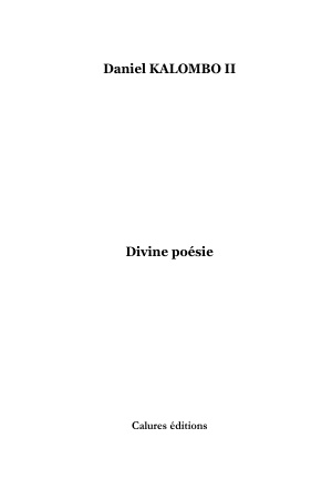 Divine poésie
